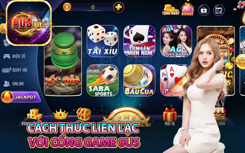 Cách thức liên lạc với cổng game 8US